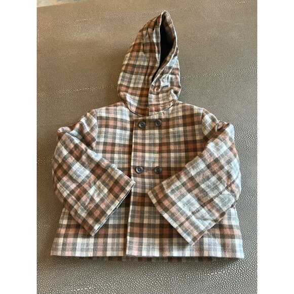 Marie Chantal Hooded Pea Coat 24M VGUC